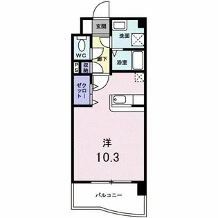 福岡県久留米市花畑2丁目【マンション】の間取り