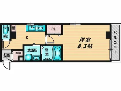 エムズコート小阪【5階】の間取り
