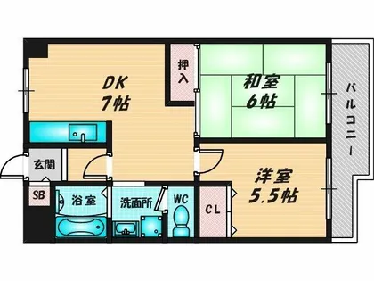 グランディー小路【2階】の間取り