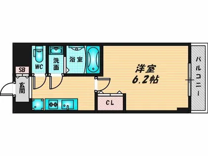 グランパシフィック今里南【4階】の間取り