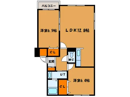 アンジュ中島【303号室】の間取り