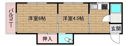 コンラッド天川新町【303号室】の間取り