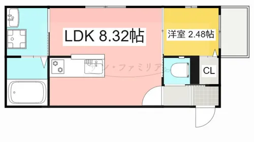 ジュエル豊橋【1階】の間取り