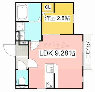 ジュエル豊橋【2階】の間取り