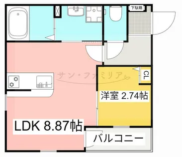ジュエル豊橋【2階】の間取り