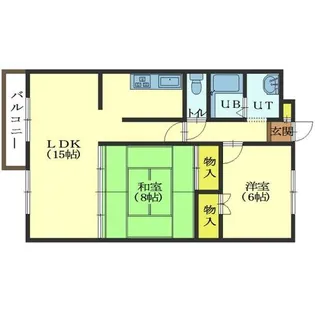 ロクゴーリーブル梁川【502号室】の間取り