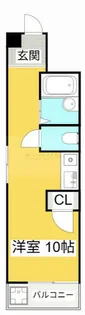 豊城リバーサイドマンション【202号室】の間取り