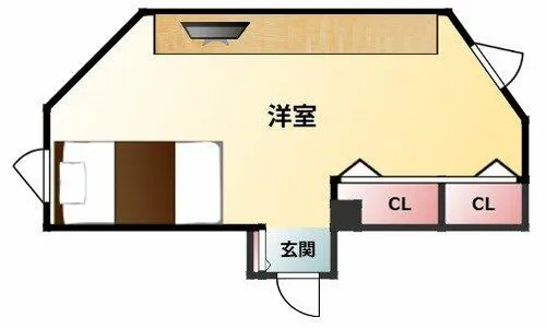 モテナプリーズ(シェアハウス)【701号室】の間取り