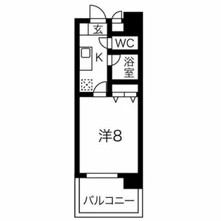 ベル池下【6階】の間取り