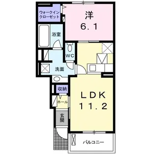 ベル・グレイス【1階】の間取り