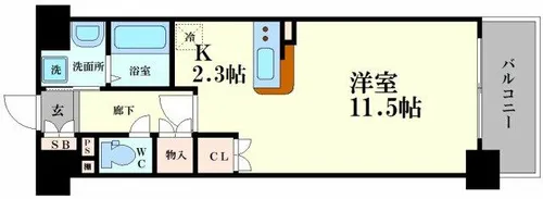 大拓ハイツ22【2階】の間取り