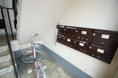 鳥飼マンション【C-3号室】の玄関