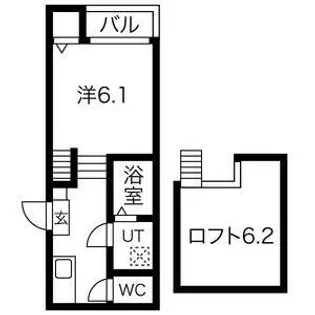 フォルクローレ名駅西【101号室】の間取り