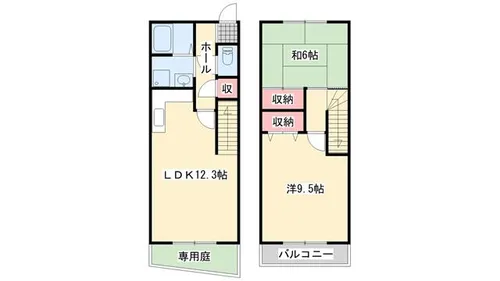 マウントビレッジ大池台【1階】の間取り