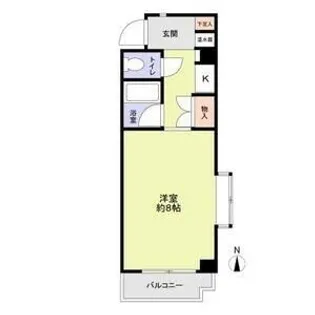 ドミール佐久間【3階】の間取り