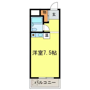 ドムス千代田 馬酔木館【216号室】の間取り