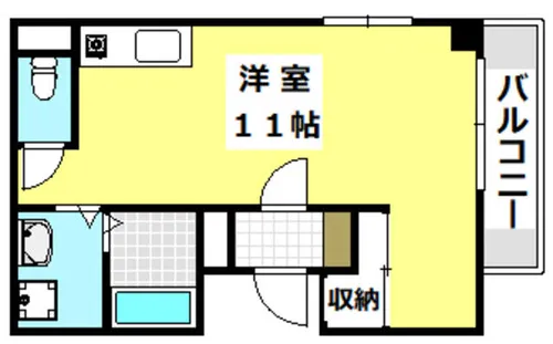 ミル・コリーヌ【301号室】の間取り