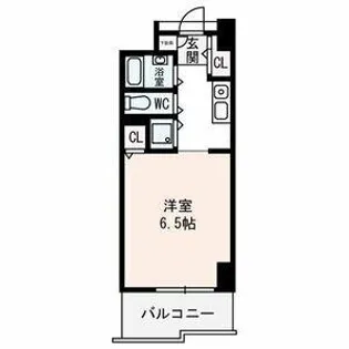 エトワール北梅田【10階】の間取り