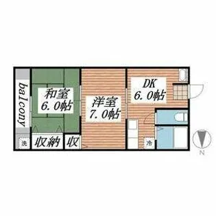 プレアール南住吉【3階】の間取り