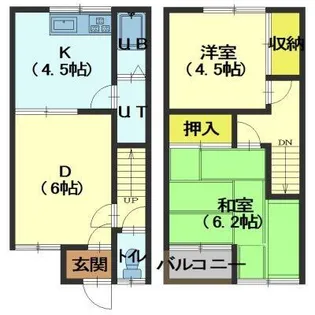 トータス館【C号室】の間取り