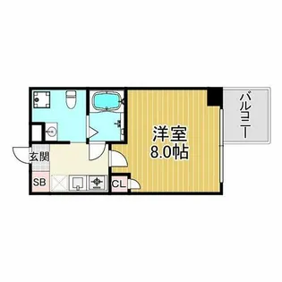 S-FORT西宮【7階】の間取り