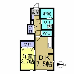 ダイヤモンドヒルズ半田上池【1階】の間取り