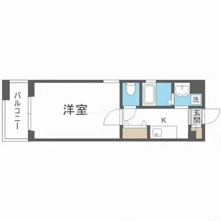 CITY SPIRE幸町【4階】の間取り