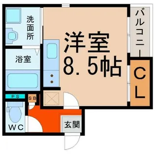 GRANDTIC Waltz【1階】の間取り