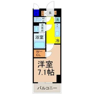 1Kの間取り画像