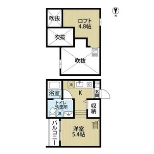 ロッカフォルテ【2階】の間取り