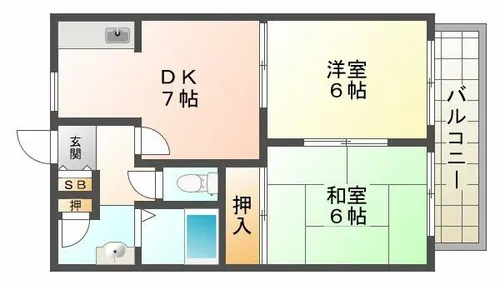 セフィラ宮本【2階】の間取り