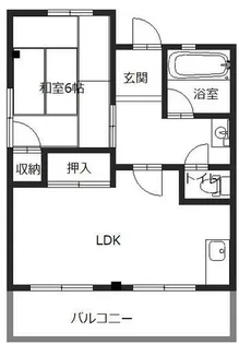サウス ステイツ 姫路【303号室】の間取り
