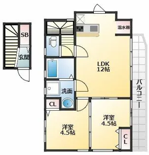 T・S旭丘【3階】の間取り