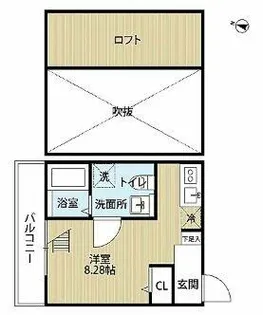K&Y港【2階】の間取り
