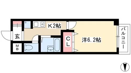 T’s Dream千原【8階】の間取り