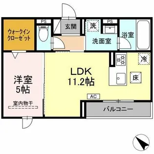 D-avance柱六番町 Ⅰ【1階】の間取り
