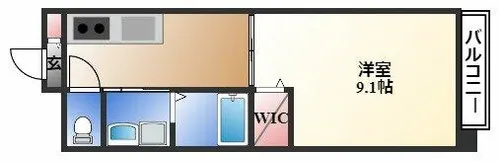 GRAND VRIO FUKIAGE【4階】の間取り