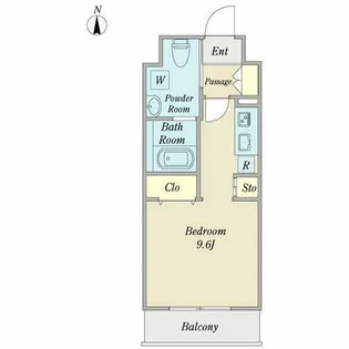 グレーシアコート金山【10階】の間取り
