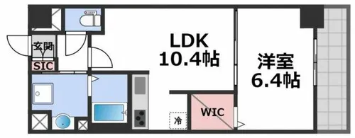 リアライズ小路駅前【10階】の間取り
