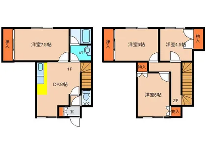 トータス柏木【C号室】の間取り