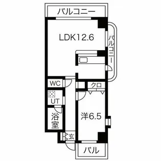 音羽壱番館SAKAE【2階】の間取り