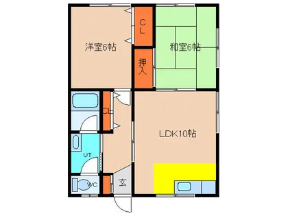 レストハウスRYO【102号室】の間取り