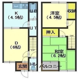 トータス館【C号室】の間取り