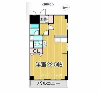 胡蝶ビル【2階】の間取り