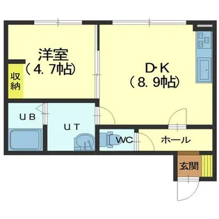 KIKI【202号室】の間取り