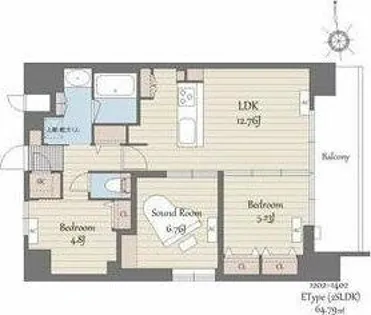S-RESIDENCE天満橋ar【14階】の間取り