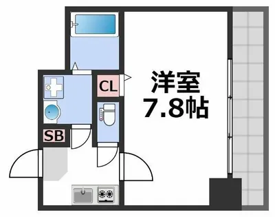 Mプラザ玉造【2階】の間取り