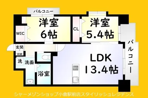 ルファール中井【7階】の間取り