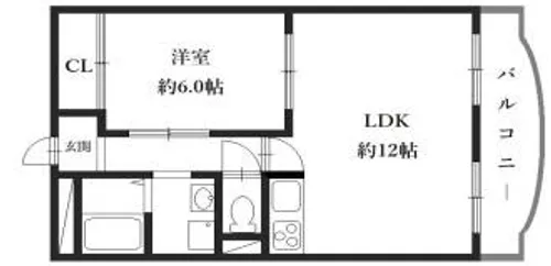 ダイヤマンション【2-B号室】の間取り