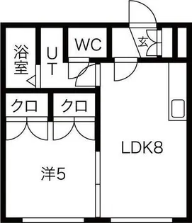 グレース旭町【4階】の間取り